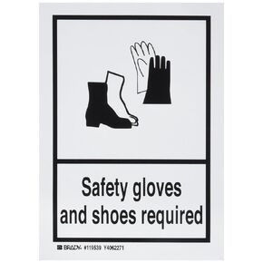 Brady 119539 Office and Facility Sign, 5" H, 7" W
