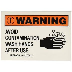 Brady 86153 Safety Label