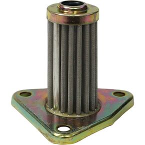 Red Hawk FIL-0003 Oil Filter Compatible With/Replacement For E-Z-GO 4-cycle, 295/350cc, 1991-2009, Fuji 26591G01, 2114 Bolts on 3 hole triangular pattern, 2 5/8" Height, 2 5/8" Length, 2 7/8" Width