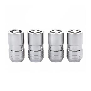 KarParts360 McGard Wheel Lock Nut Set Compatible With Jeep Grand-Cherokee 2011-2021 | 4 Pack | Cone Seat | M14 x 1.5 | 21mm & 22mm Dual Hex | 1.639in. Length | Chrome