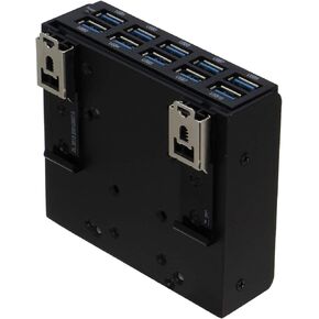 SEDNA - USB 3.1 Gen 1 (USB 3.0) 4 Port DIN-Rail Mounting Hub, for Industrial Control/Server Cabinet mounting Applications