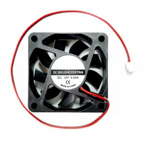 Cooling 60mm Case PC Fan for 60mm x 60mm x 15mm DC 12V 0.2A 6015 Brushless 2-Pin XH2.54 4000RPM