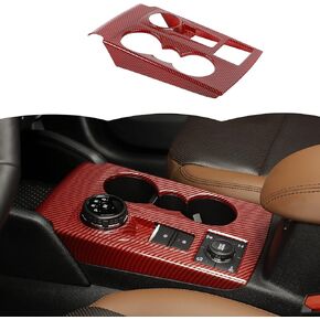 RT-TCZ Center Console Gear Shift Panel Trim Cover Interior Accessories Fit for Ford Bronco Sport 2021-2022 (Black)