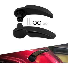 Motorcycle Saddlebag Lid Lifter Saddle Bag Latch Kit Aluminum Fit for Harley Touring Street Glide Electra Glide Road King Road Glide Ultra Limited FLHR FLHT FLHX FLHTK 2014-2023 (Black)
