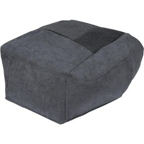 WFLNHB Cloth Seat Cover Driver Bottom Bucket Seat Replacement for Chevy Silverado 2003-2006 Dark Grey