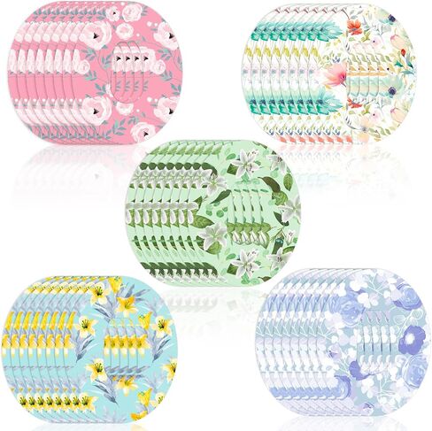 40pcs Adhesive Patches for Dexcom G6, Waterproof Breathable Sensor Cover Protector Floral Stickers Sensor Tape Skin Grip Universal Compatible with Dexcom G6, for Women Girls in Saudi Arabia