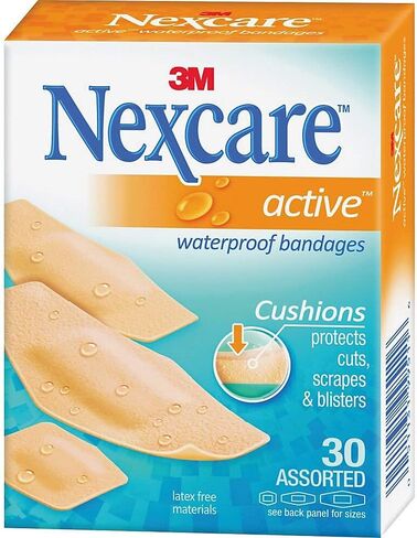 ضمادات الوسادة النشطة الإضافية من نيكسكير، متنوعة، 30 قطعة in Kuwait