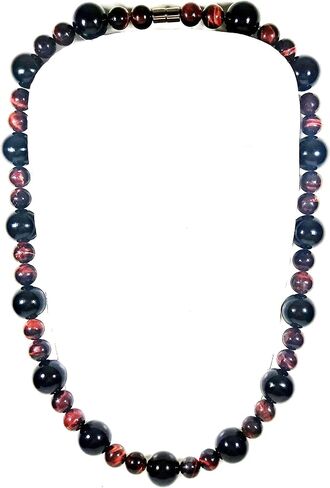 Auras by Osiris Beaded Necklaces for Men Healing Crystal Protection Stone Mens Necklaces Handmade in USA by Master Shaman in Saudi Arabia
