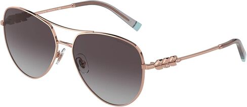 نظارة شمسية تيفاني آند كو بإطار روبيدو للسيدات، عدسات رمادية متدرجة، 59 ملم in Kuwait