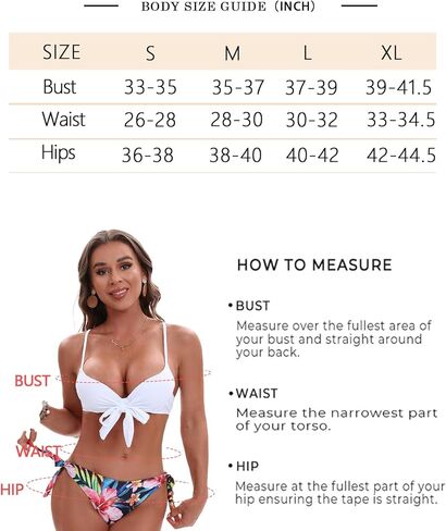 ملابس السباحة النسائية الأزهار طباعة سلسلة التعادل عقدة مجموعة البكيني التعادل الجانب ثونغ 2 قطعة لباس سباحة للنساء in Kuwait