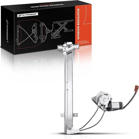 A-Premium Power Window Regulator with Motor Compatible with Honda Accord 1990-1993 Rear Right Passenger Side in Saudi Arabia