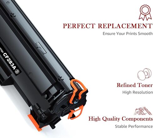 استبدال خراطيش الحبر المتوافقة مع Toner Kingdom لطابعة HP 83A CF283A 83X CF283X لطابعة HP Laserjet Pro MFP M127fw M125nw M125a M127fn M201n M201dw M225dn M225dw (أسود، 4 عبوات) in Saudi Arabia