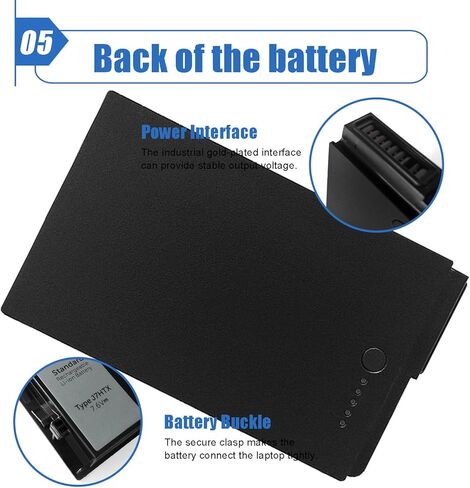 Dentsing 34Wh 4342mAh J7HTX Laptop Battery Replacement for Dell Latitude 7202 7212 7220 Rugged Extreme Tablet Series 02JT7D 2JT7D FH8RW J82G5 VW5Y4 451-BBOR 451-BCCO 451-BCDH 7XNTR in Kuwait