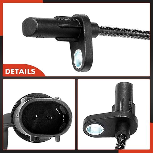 مستشعر سرعة العجلات A-Premium ABS متوافق مع موديلات BMW - F25 X3 2011-2017، F26 X4 2015-2018، أداة رياضية - جانب السائق أو الراكب الأمامي، استبدال # 34526869292، 34526788644 in Saudi Arabia