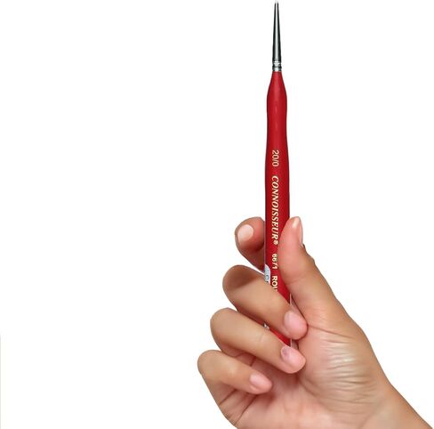 فرشاة تاكلون بيضاء صغيرة مستديرة 20/0 in Kuwait