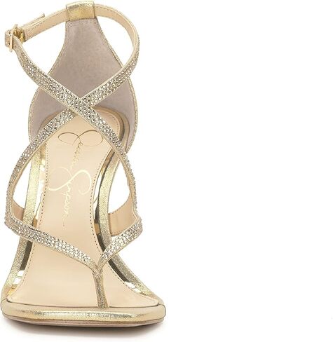 Jessica Simpson Womens Catarina Faux Suede Rhinestone Pumps in Saudi Arabia