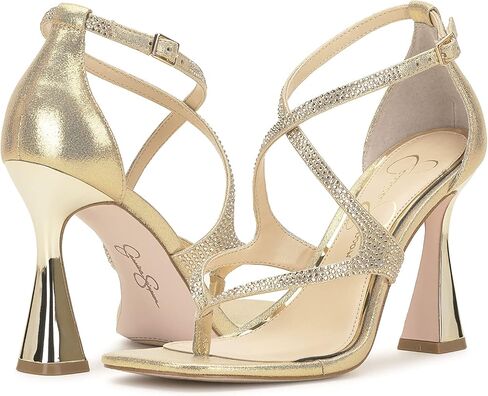 Jessica Simpson Womens Catarina Faux Suede Rhinestone Pumps in Saudi Arabia