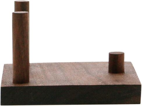 2 قطعة حامل عرض ثلاثي الأوتاد حامل حجر كريستال خشبي حامل عرض كروي مربع للمقتنيات كرة جولف عمل فني رخامي in Kuwait