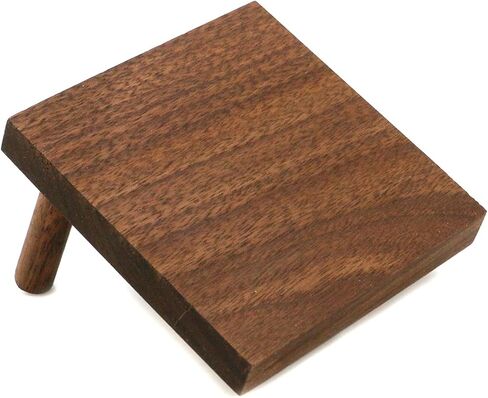 2 قطعة حامل عرض ثلاثي الأوتاد حامل حجر كريستال خشبي حامل عرض كروي مربع للمقتنيات كرة جولف عمل فني رخامي in Kuwait