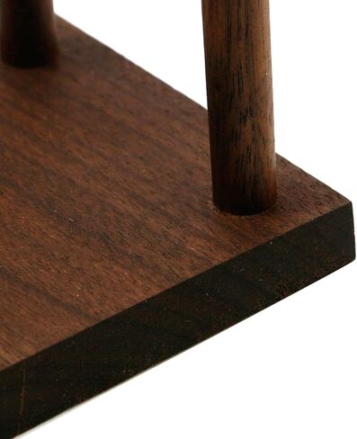 2 قطعة حامل عرض ثلاثي الأوتاد حامل حجر كريستال خشبي حامل عرض كروي مربع للمقتنيات كرة جولف عمل فني رخامي in Kuwait