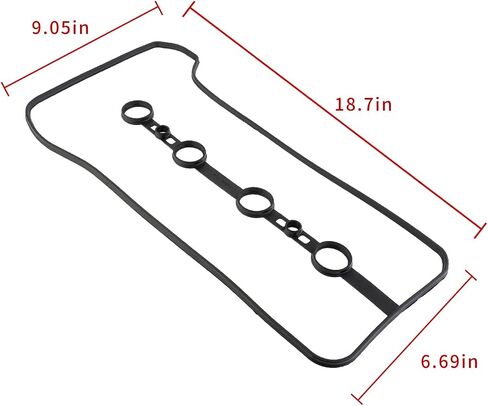 مجموعة حشية غطاء صمام المحرك VS50530R متوافقة مع 2001-2015 Toyota Solara Camry Corolla Highlander Matrix Rav4 Lexus HS250H Pontiac Vibe Scion TC XB 2.0L 2.4L L4 1121328021 112130H010 VS50362 in Kuwait