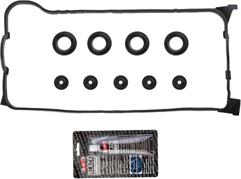 VS50499R Valve Cover Gasket Compatible with 1992-2000 EL Honda Civic Del Sol Si/S/Si VX CX DX LX VP GX HX Ex Si 1.6L L4 SOHC 16V VC4029 VS50500R 12341P08000 in Saudi Arabia