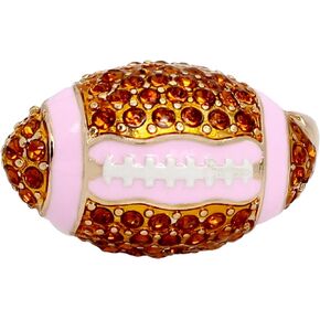 Betsey Johnson Womens Football Cocktail Ring