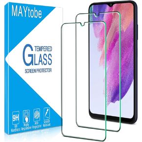 MAYtobe [2 Pack] Designed For Samsung Galaxy A03, A03s Tempered Glass Screen Protector, Anti Scratch, Case Friendly, Bubble Free