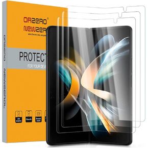 Orzero (3 Pack) Compatible for Samsung Galaxy Z Fold 5 / Z Fold 4 5G TPU Inner Screen Protector, Protector De Pantalla Premium Quality Soft PET Edge to Edge High Definition Anti-Scratch Bubble-Free