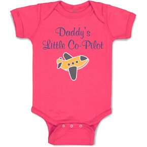 Cute Rascals Custom Baby Bodysuit Daddy's Little Co-Pilot Dad Father's Day Western Cotton in Kuwait