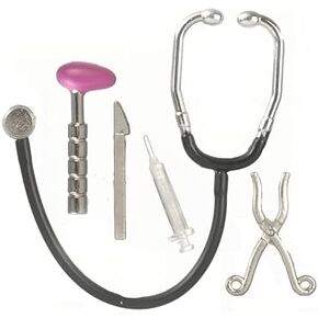Melody Jane Dollhouse Accessory Doctors Set Stethoscope Injection Scissors Knee Hammer