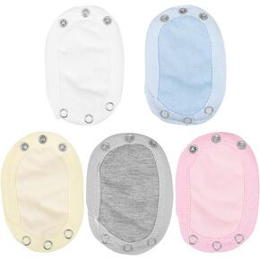 PACKOVE 5 Pcs Bodysuit Extender Snap Onesie Extenders Baby Bodysuit Extender Baby Clothes Extender Jumpsuits Extenders For Boys Girls