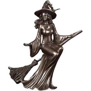 تمثال ساحرة فنية، إلهة السحر مع تمثال زخرفي خماسي، تمثال ديكور منزلي، زخرفة غرفة المعيشة، رف تلفزيون - 15.5 × 6.5 × 19.5 سم in Kuwait