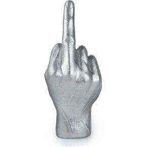 DS. DISTINCTIVE STYLE Middle Finger Statue Joke Gifts 7.9 Inch Funny Desk Decor Resin Decoration