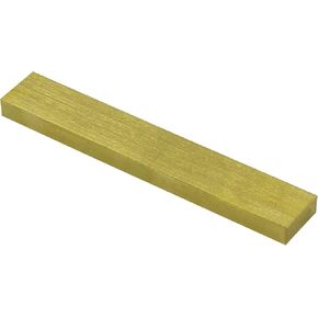 مخزون شريط نحاسي مسطح 3/8 بوصة (.375 بوصة) × 1 بوصة × 6 بوصة معدن مستطيل مبثوق C360 - قطعة واحدة in Kuwait