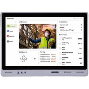 reTerminal DM is a Panel PC, HMI, PLC, IIoT Gateway All-in-one Device Powered by Raspberry Pi CM4, with 10.1'' IP65 Front Panel and Rich Industrial interfaces, and natively Integrated with Node-RED