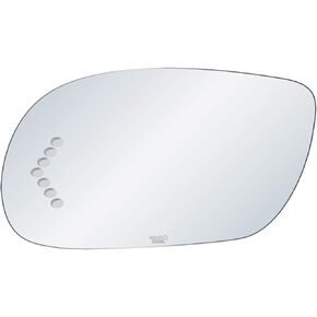exactafit 8216SL Driver Side Mirror Glass Replacement Repair With Turn Signal Arrow Compatible With 2003 2004 2005 Buick Park Avenue