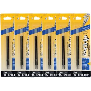 Pilot Better/EasyTouch/Dr Grip Retractable Ballpoint Pen Refills, 1.0mm, Medium Point, Blue Ink, Pack of 12 Refills