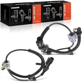 A-Premium ABS Wheel Speed Sensor Compatible with Ford Models - Focus 2008 2009 2010 2011 - Rear Driver and Passenger Side, Replace# 8S4Z2C191B, 8S432C216AE 2-PC Set