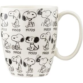 Department 56 Porcelain Peanuts Anniversary Snoopy Mug, 10 fluid ounces in Saudi Arabia