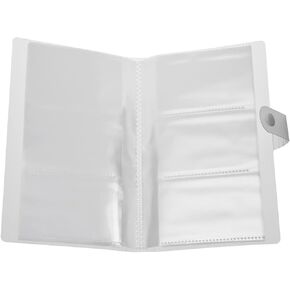 240 Slots Inserted Business Card Book Clear Credit Card Holders Plastic Sleeves Card Inserts Wallet Holder for Pictures/Business Cards