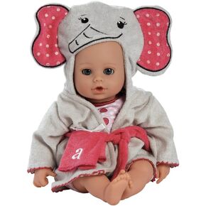 Adora Bath Time Babies Collection, 13" Baby Doll and Clothes Set, Made with Fresh Powder Scent and Exclusive QuickDri Vinyl Body, Birthday Gift For Ages 1+ - Kitty