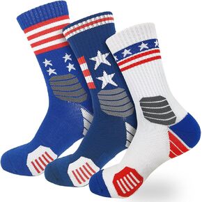 Performance Basketball Socks Moist-wicking cushioned Athletic Sports Crew Socks
