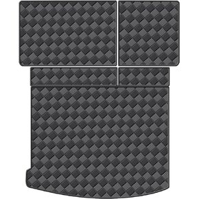 Cargo Mat & Backrest Mats for 2020-2024 Lincoln Corsair Accessories, All Weather Waterproof Rear Cargo Liner Rear Trunk Liner Back Seat Cover Protector