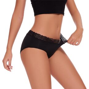 Incontinence Underwear for Women Absorbent, Reusable Leakproof Panties Protective Briefs for Bladder Control Small