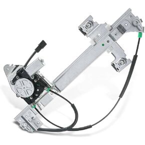 YHTAUTO Rear Power Window Regulator Driver Side with 2-Pin Motor Assembly for Chevy Trailblazer & GMC Envoy & Buick Rainier & Isuzu Ascender & Saab 9-7x, 2002-2009, Sport Utility Only