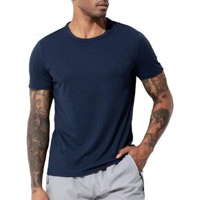 Arjen Kroos Mens Workout Shirts Dry Fit Gym Short Sleeve T-Shirt Moisture Wicking Active Athletic Performance Running Shirts