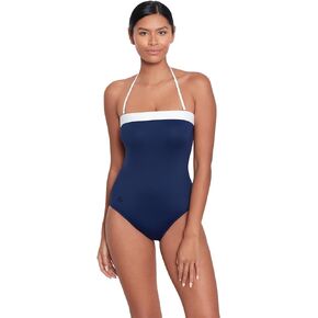 Lauren Ralph Lauren Women's Bel Air Modern Bandeau One Piece