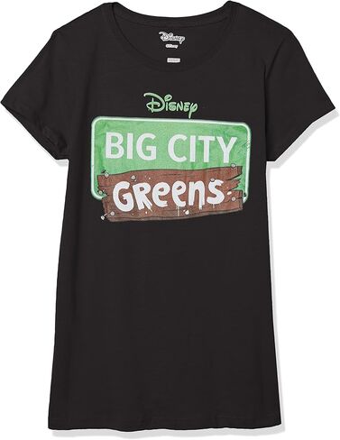 Disney Little Big City Greens Logo Girls Short Sleeve Tee Shirt in Saudi Arabia