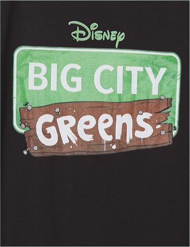 Disney Little Big City Greens Logo Girls Short Sleeve Tee Shirt in Saudi Arabia